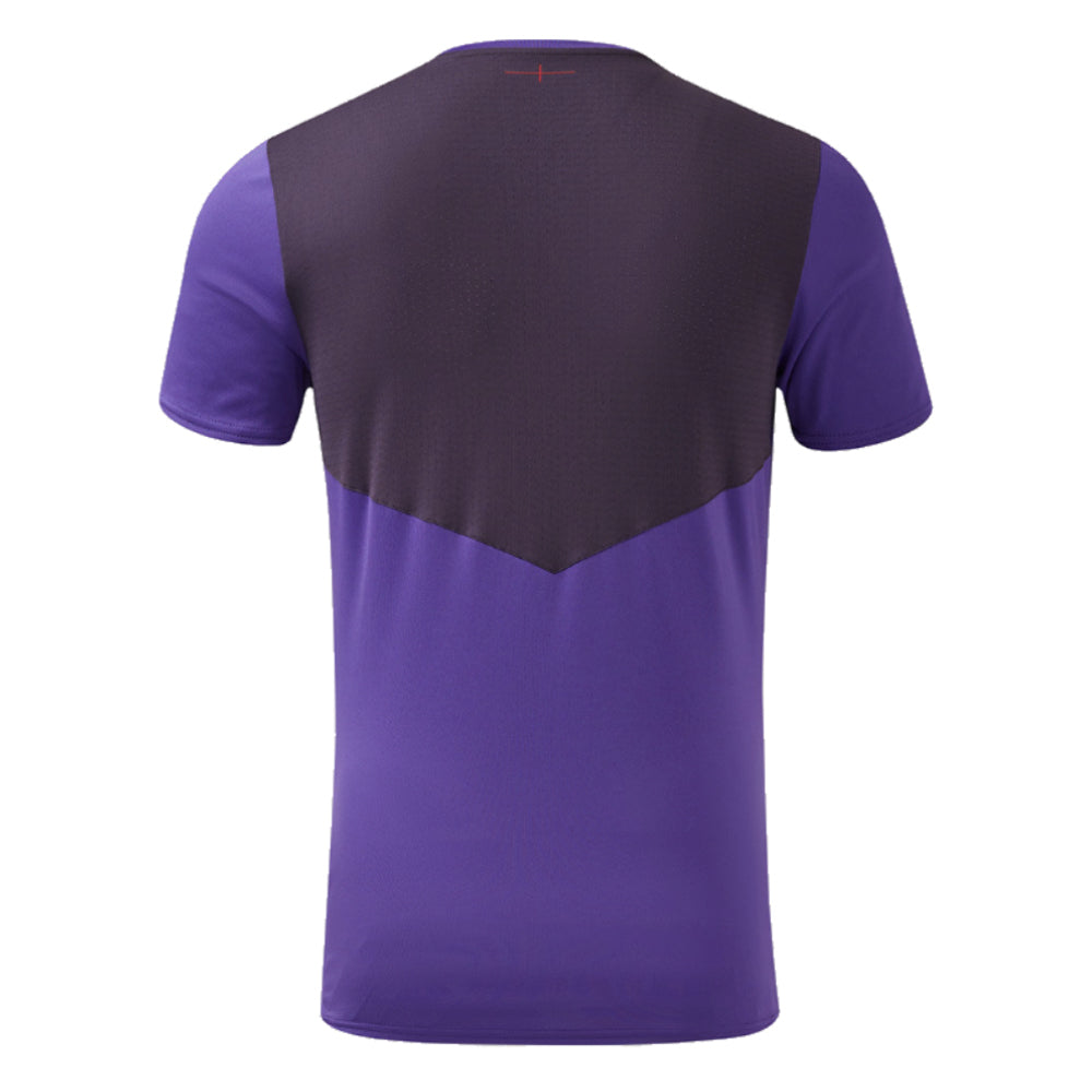 2024-2025 England Rugby Gym Tee (Violet) Product - Training Shirts Umbro   