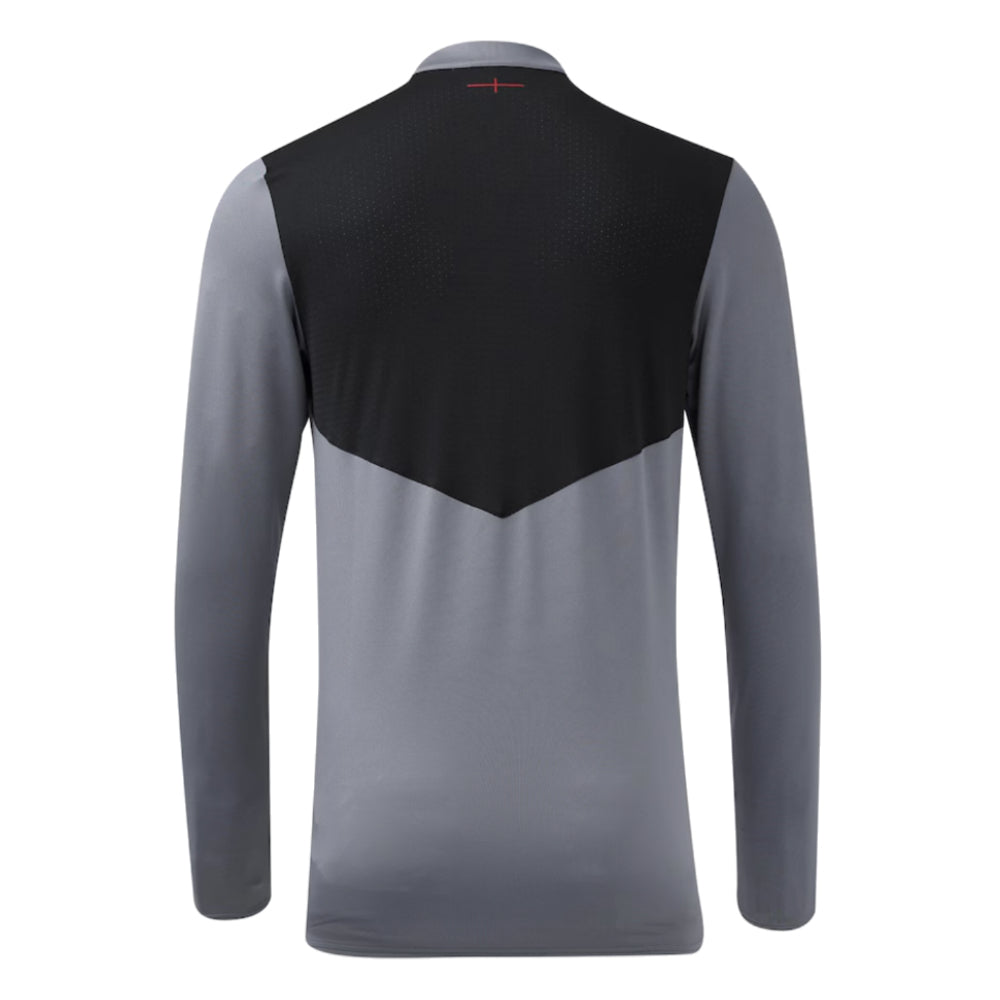 2024-2025 England Rugby Mid Layer Top (Grey) Product - Training Tops Umbro   