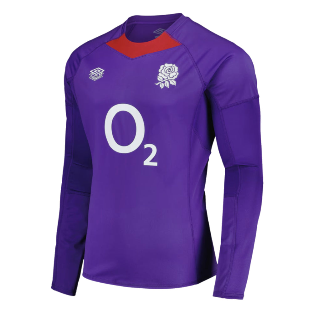 2024-2025 England Rugby Contact Drill Top (Violet) Product - Training Tops Umbro   