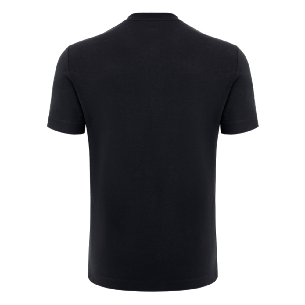 2024-2025 Glasgow Warriors Ath Idra Cotton Shirt (Black) (Your Name) Product - Hero Shirts Macron   