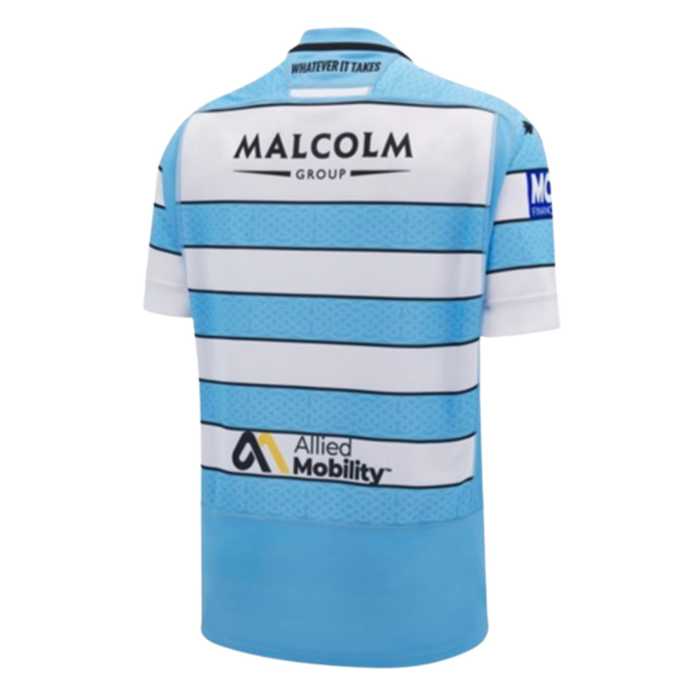 2024-2025 Glasgow Warriors Away Replica Rugby Shirt Product - Football Shirts Macron   