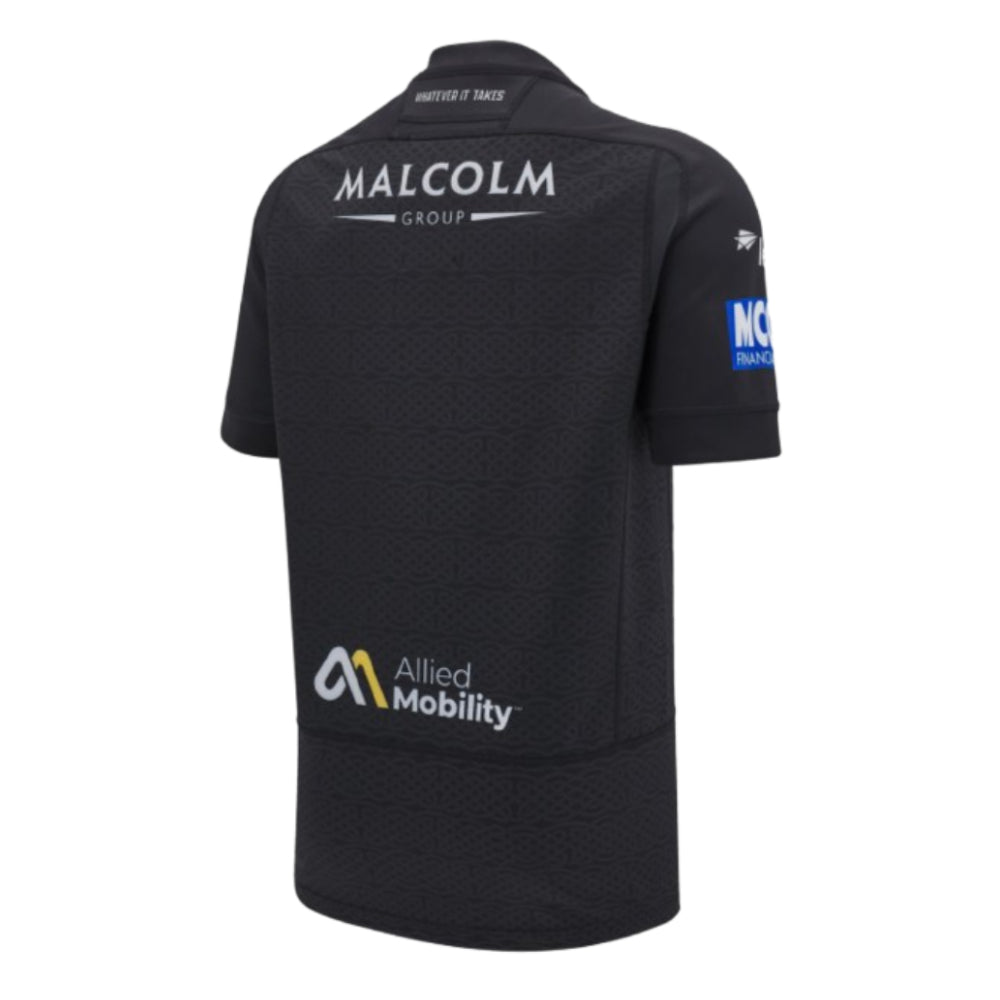 2024-2025 Glasgow Warriors Rugby Home Pro Body Fit Shirt (Your Name) Product - Hero Shirts Macron   