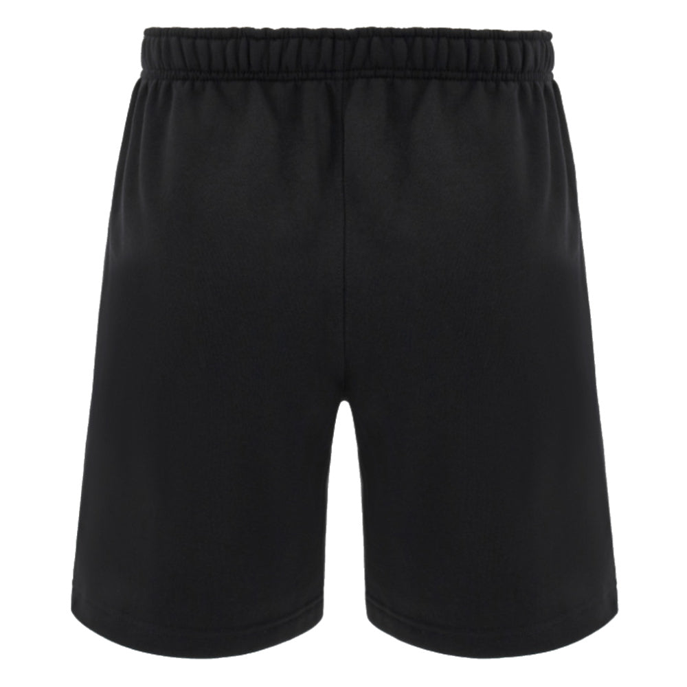 2024-2025 Wales Rugby Travel Bermuda Shorts (Black) Product - Shorts Macron   