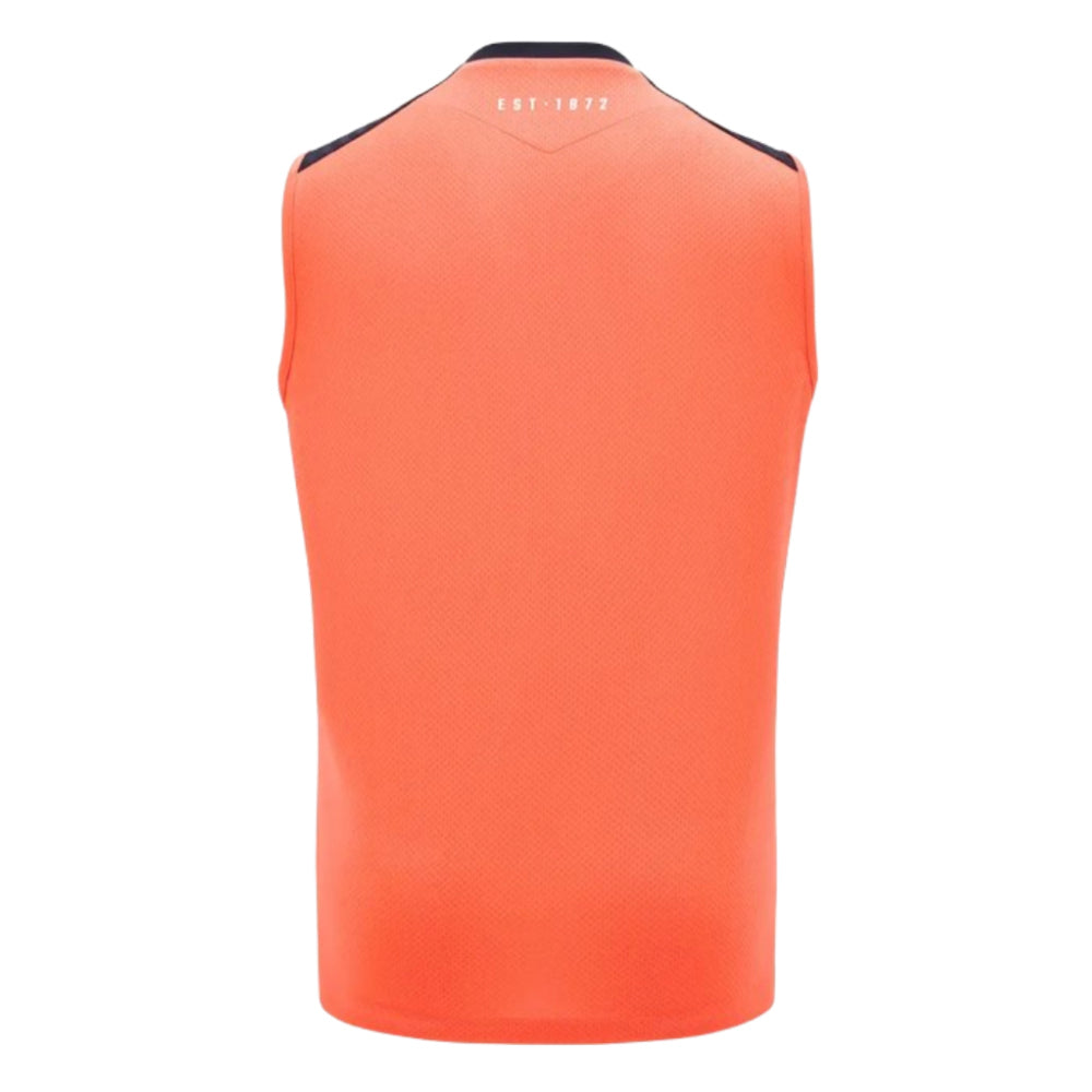 2024-2025 Edinburgh Rugby Sleeveless Jersey (Orange) Product - Sleeveless Macron   