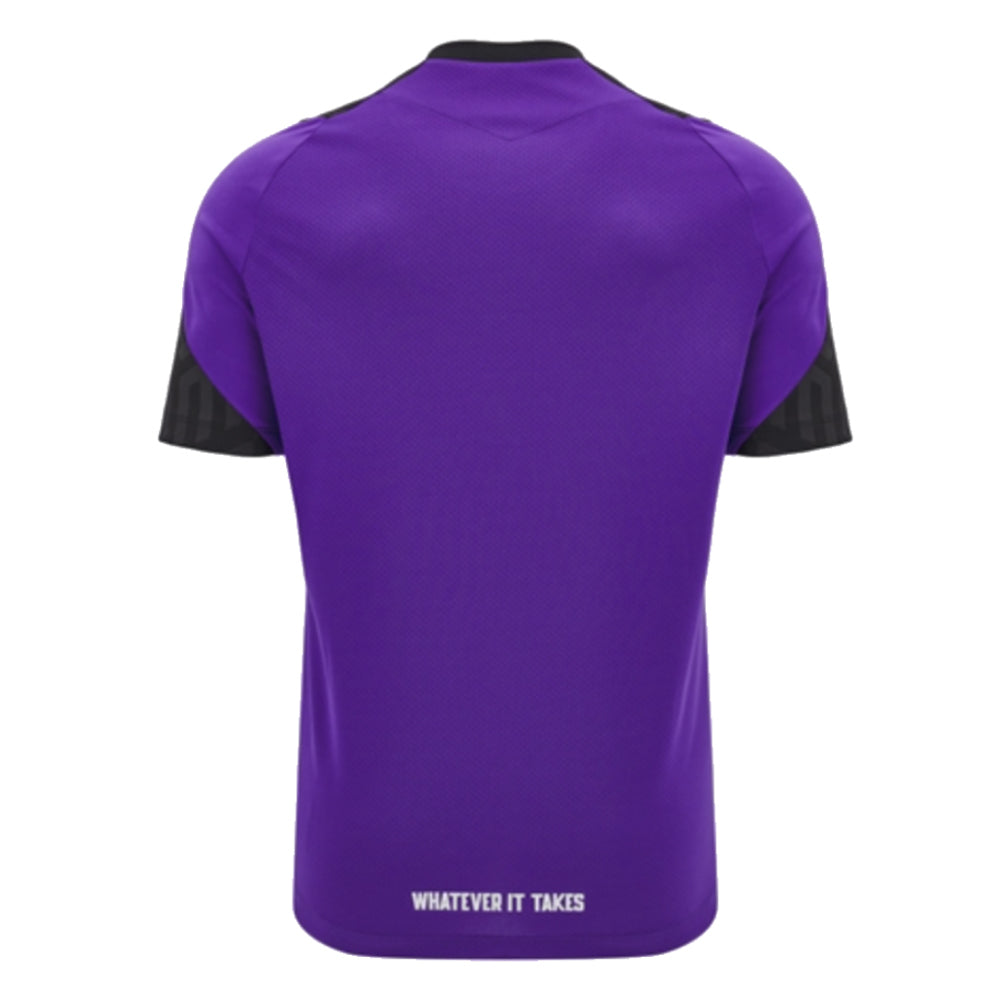 2024-2025 Glasgow Warriors Rugby Training Shirt (Purple) - Kids Product - Training Shirts Macron   