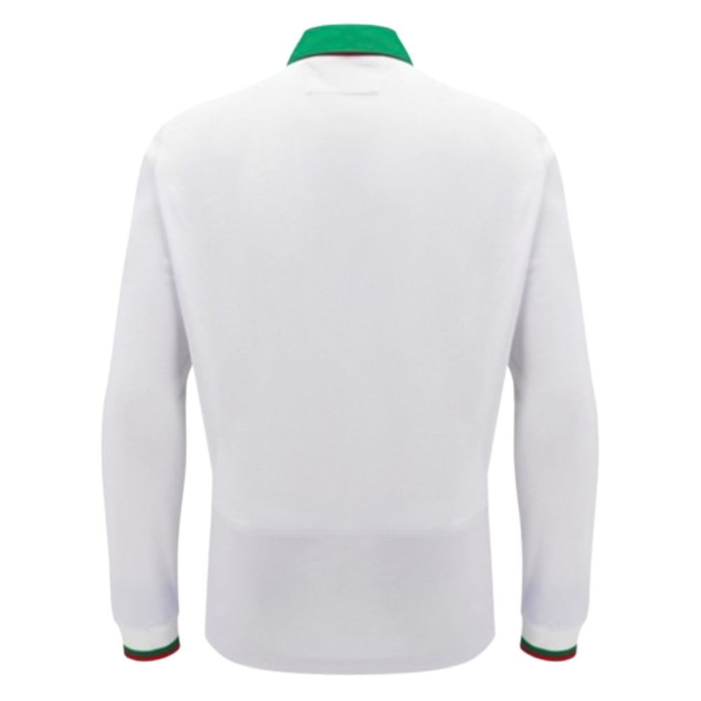 2024-2025 Wales Away Cotton LS Rugby Shirt Product - Football Shirts Macron   