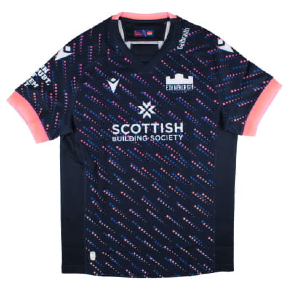 2024-2025 Edinburgh Rugby Training Jersey (Navy) Product - Training Shirts Macron   