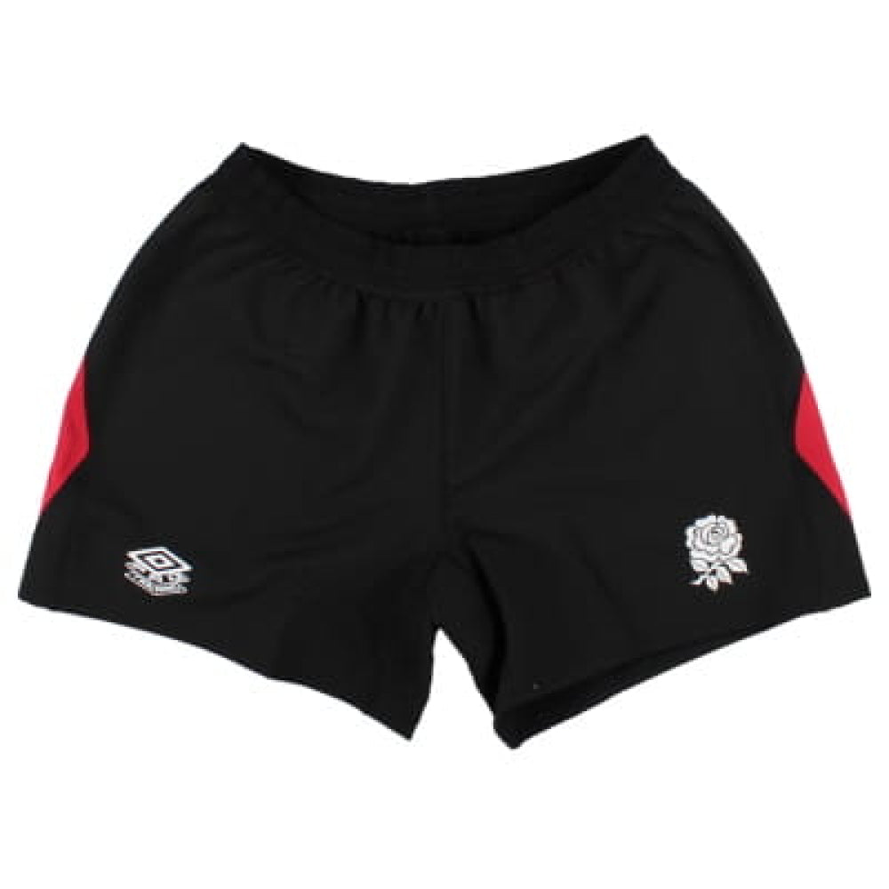 2024-2025 England Rugby O2 Contact Training Shorts (Black) Product - Shorts Macron   