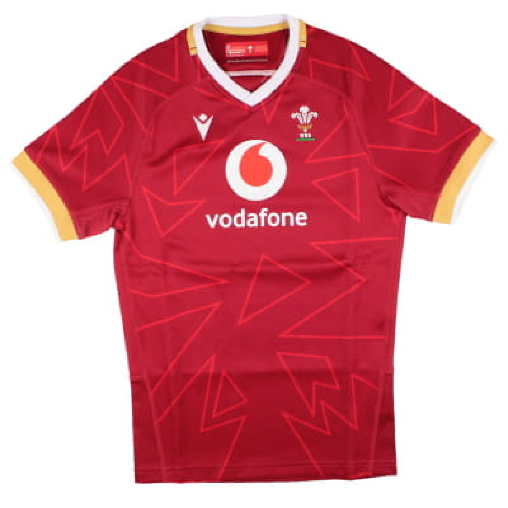 2024-2025 Wales Rugby Home Pathway Slim Fit Shirt (Womens) Product - Football Shirts Macron   