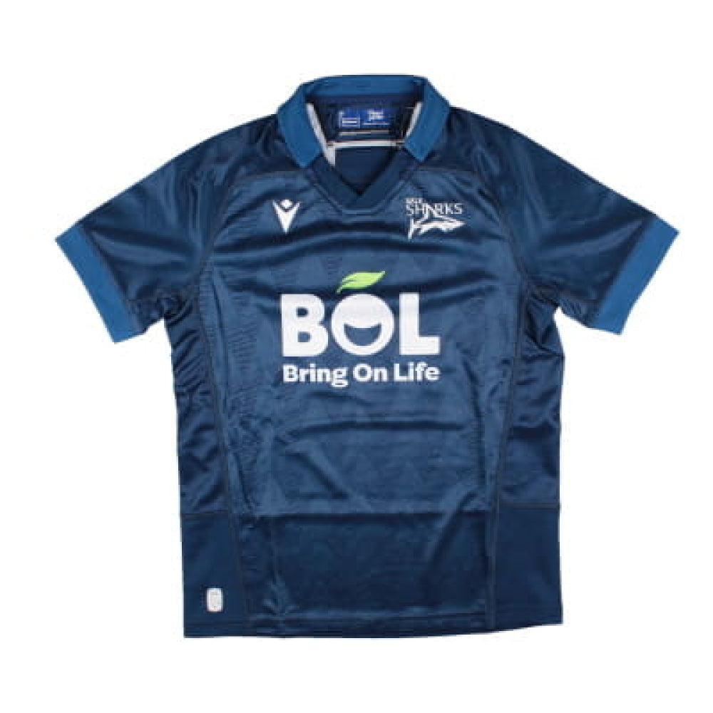 2024-2025 Sale Sharks Home Rugby Shirt (Womens) Product - Football Shirts Macron   