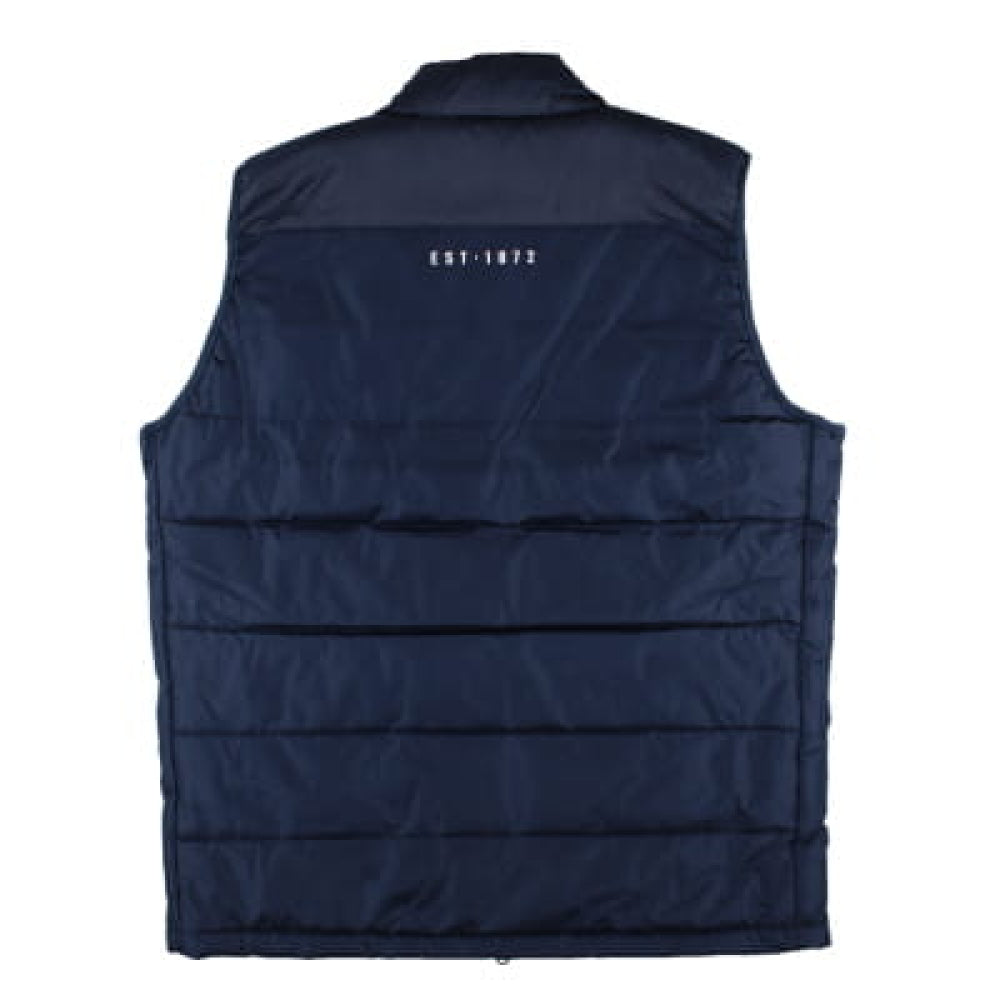 2024-2025 Edinburgh Rugby Padded Gilet (Navy) Product - Jackets Macron   