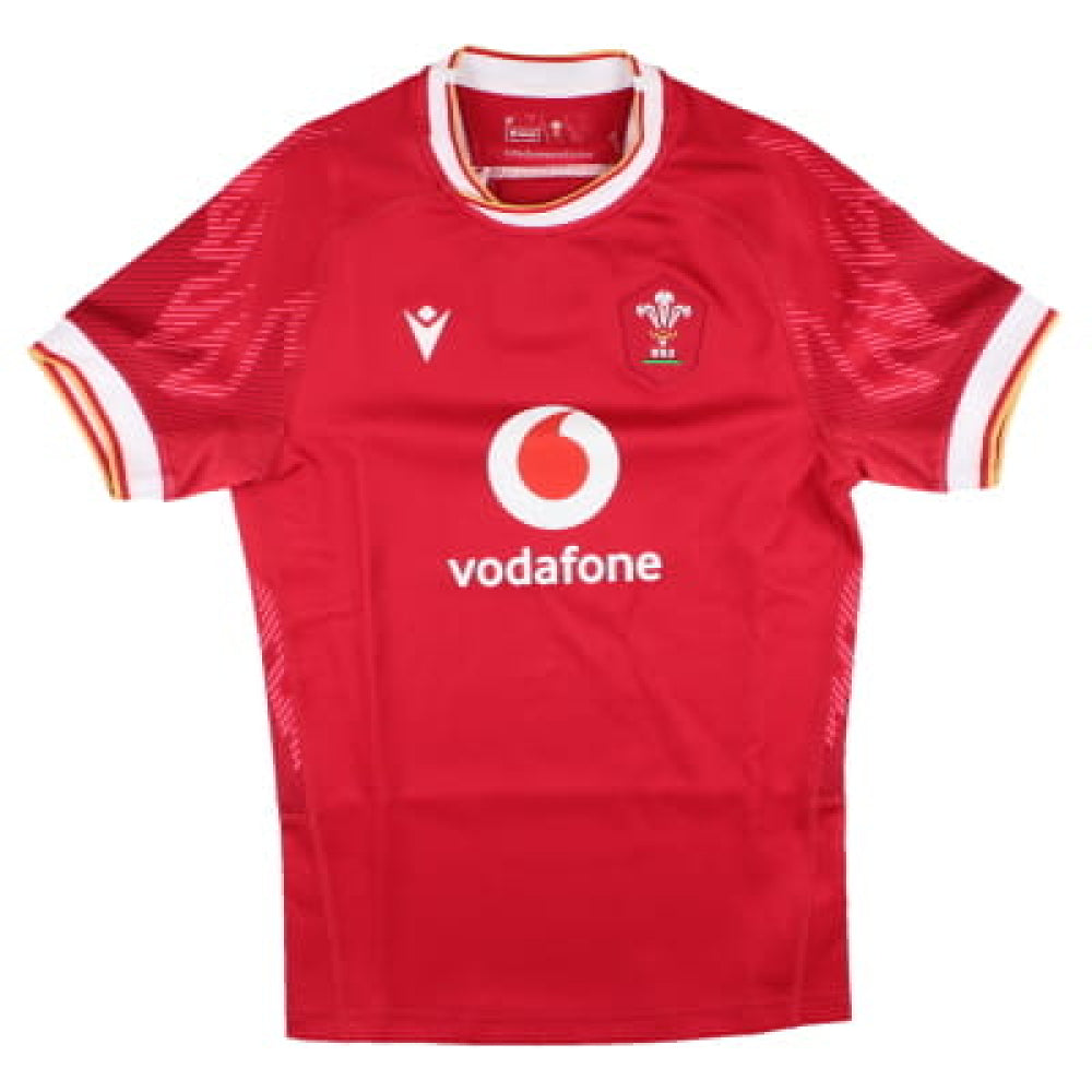 2024-2025 Wales Rugby WRU Home Slim Fit Shirt (Womens) Product - Football Shirts Macron   