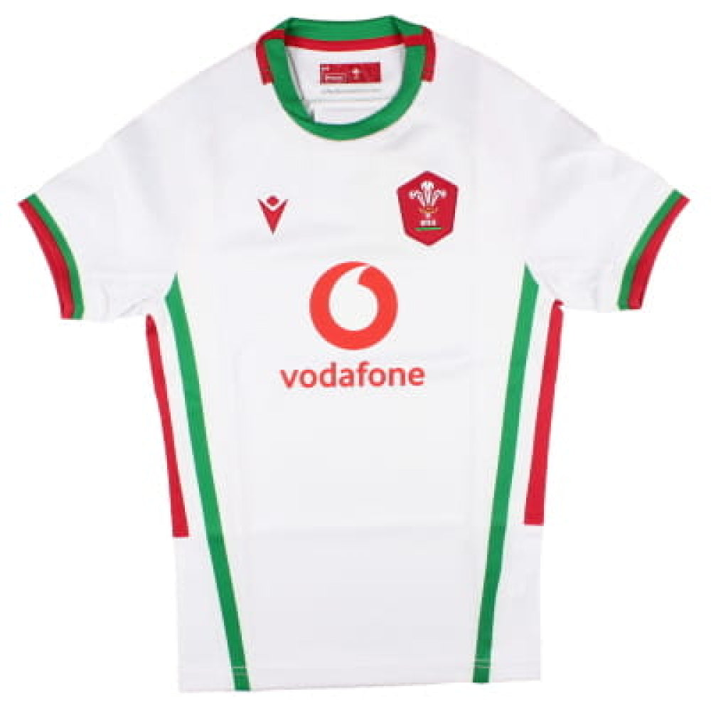 2024-2025 Wales Rugby WRU Away Slim Fit Shirt (Womens) Product - Football Shirts Macron   