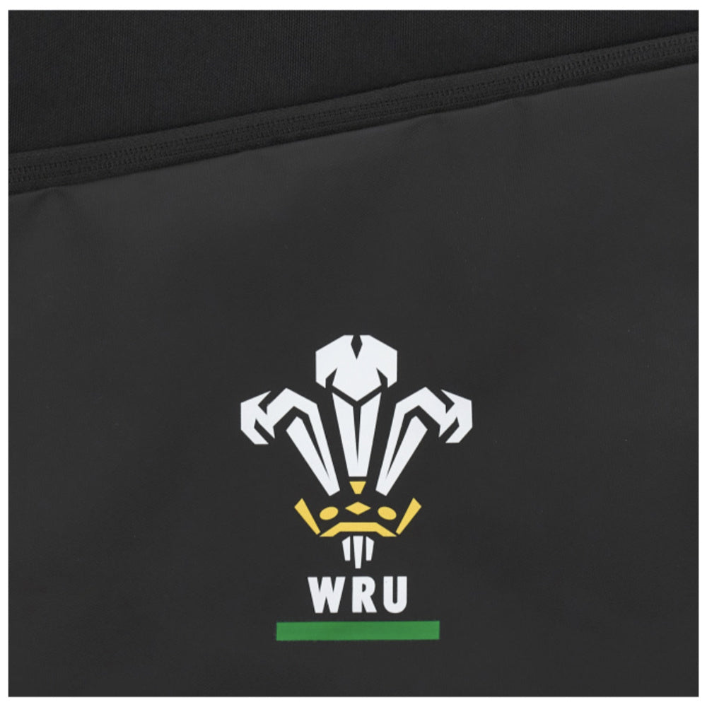 2024-2025 Wales WRU Rugby Duffle Gym Bag (Black) Product - Bags Macron   