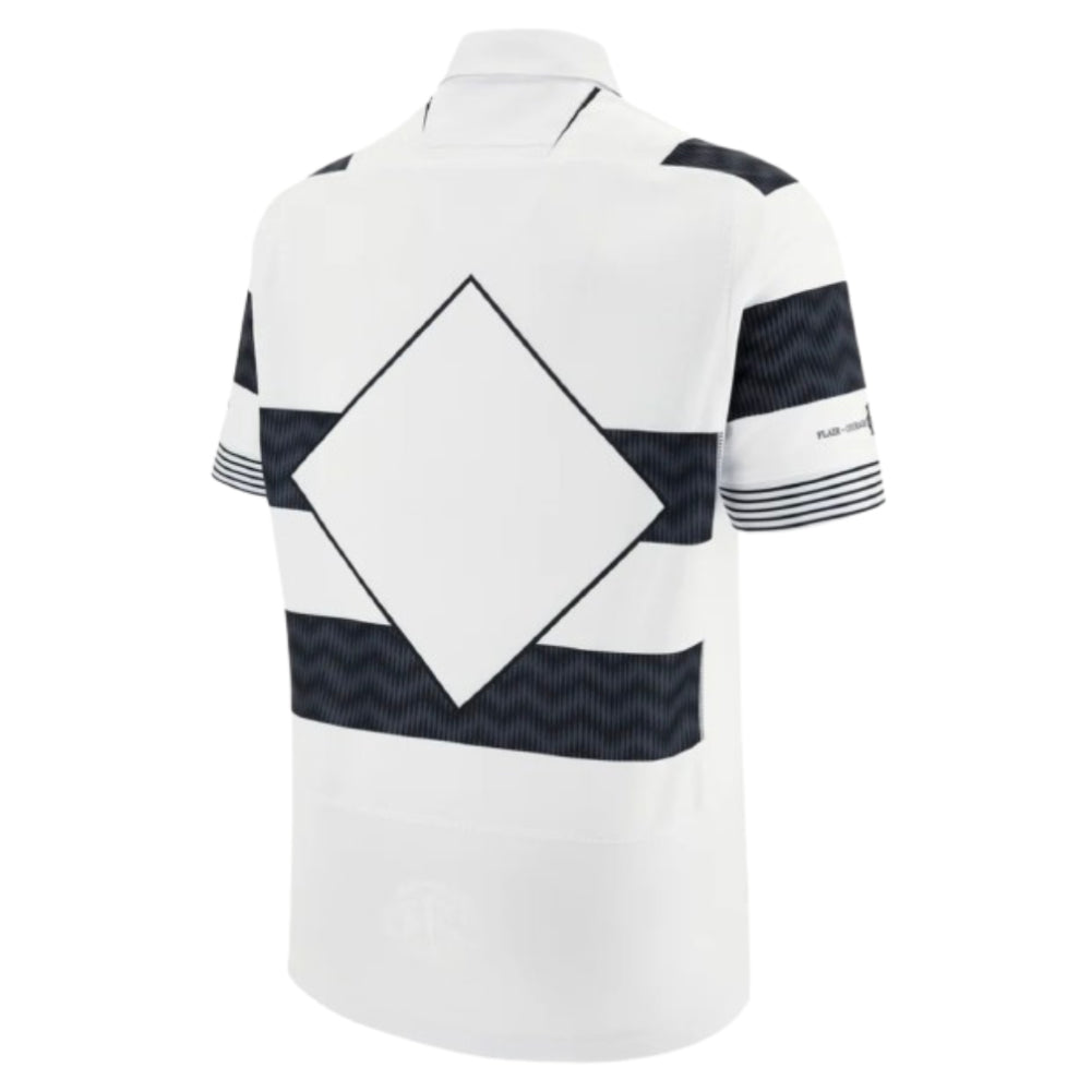 2024-2025 Barbarians Home Rugby Poly Replica Shirt (Kids) (Your Name) Product - Hero Shirts Macron