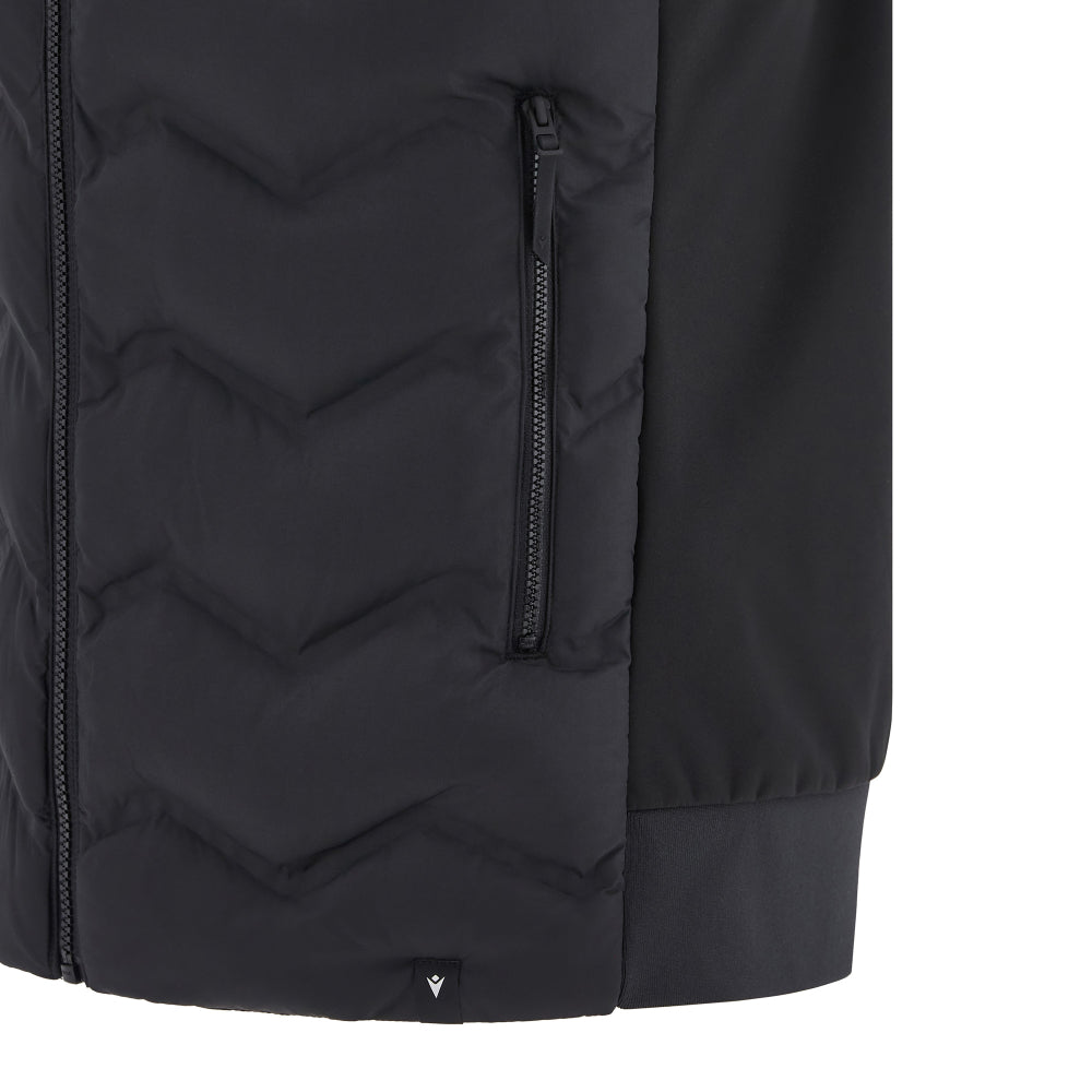 2025 Barbarians Rugby Softshell Gilet (Black) Product - Jackets Macron