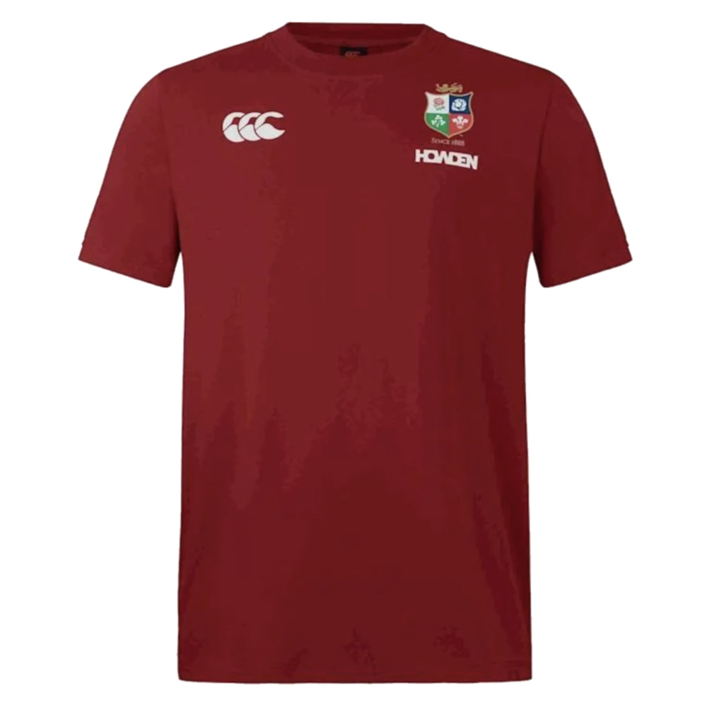 2025 British & Irish Lions Cotton Jersey T-Shirt (Red) Product - T-Shirt Canterbury