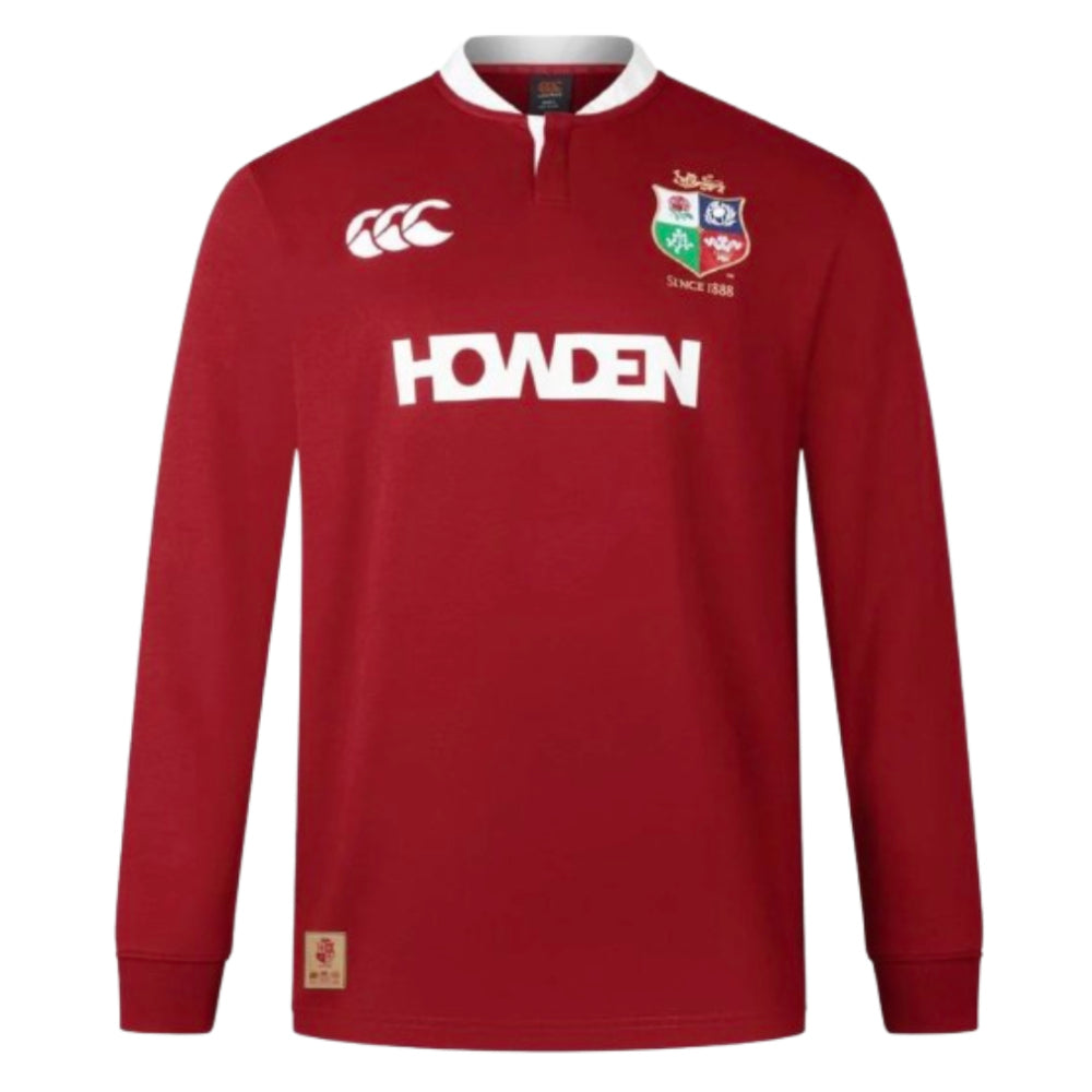 2025 British & Irish Lions Long Sleeve Classic Jersey Product - Football Shirts Canterbury