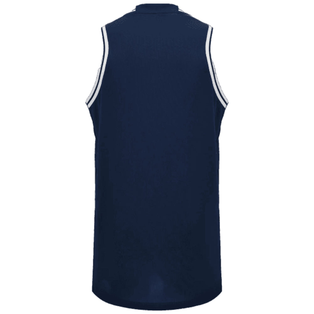 2024-2025 Cardiff Blues Rugby Basketball Singlet (Navy) Product - Sleeveless Macron