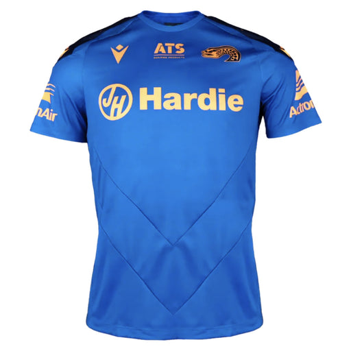 2025 Parramatta Eels Training Shirt (Blue) Product - Training Shirts Macron