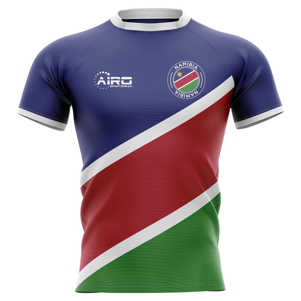 2024-2025 Namibia Flag Concept Rugby Shirt - Kids Product - Football Shirts Airo Sportswear   