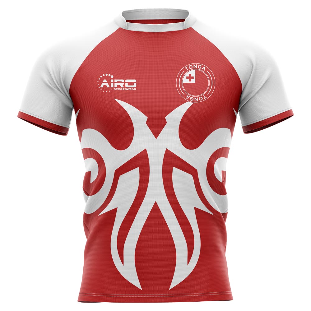 2024-2025 Tonga Home Concept Rugby Shirt Product - Football Shirts Airo Sportswear   