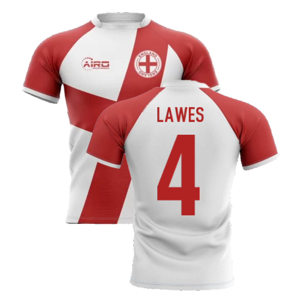 2024-2025 England Flag Concept Rugby Shirt (Lawes 4) Product - Hero Shirts Airo Sportswear   