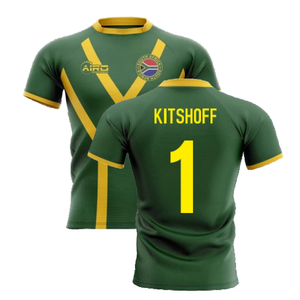 2024-2025 South Africa Springboks Flag Concept Rugby Shirt (Kitshoff 1) Product - Hero Shirts Airo Sportswear   