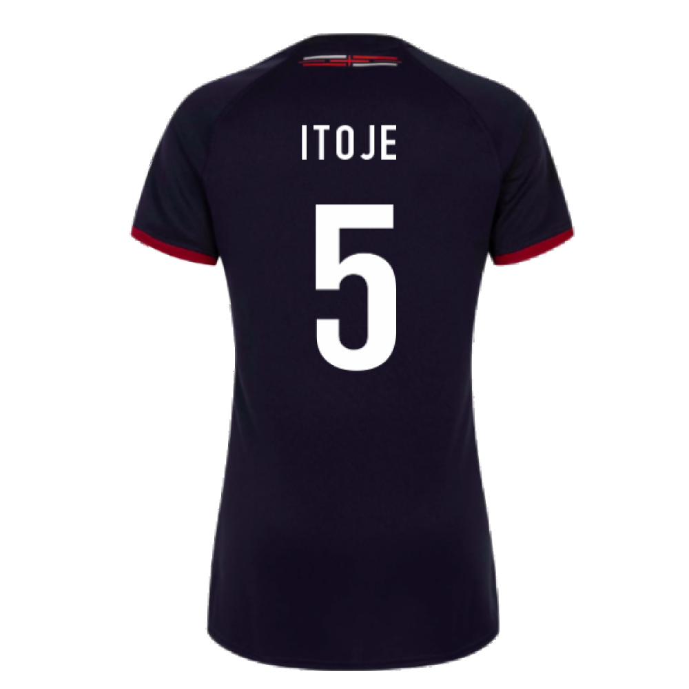 2023-2024 England Rugby Alternate Shirt (Ladies) (Itoje 5) Product - Hero Shirts Umbro   