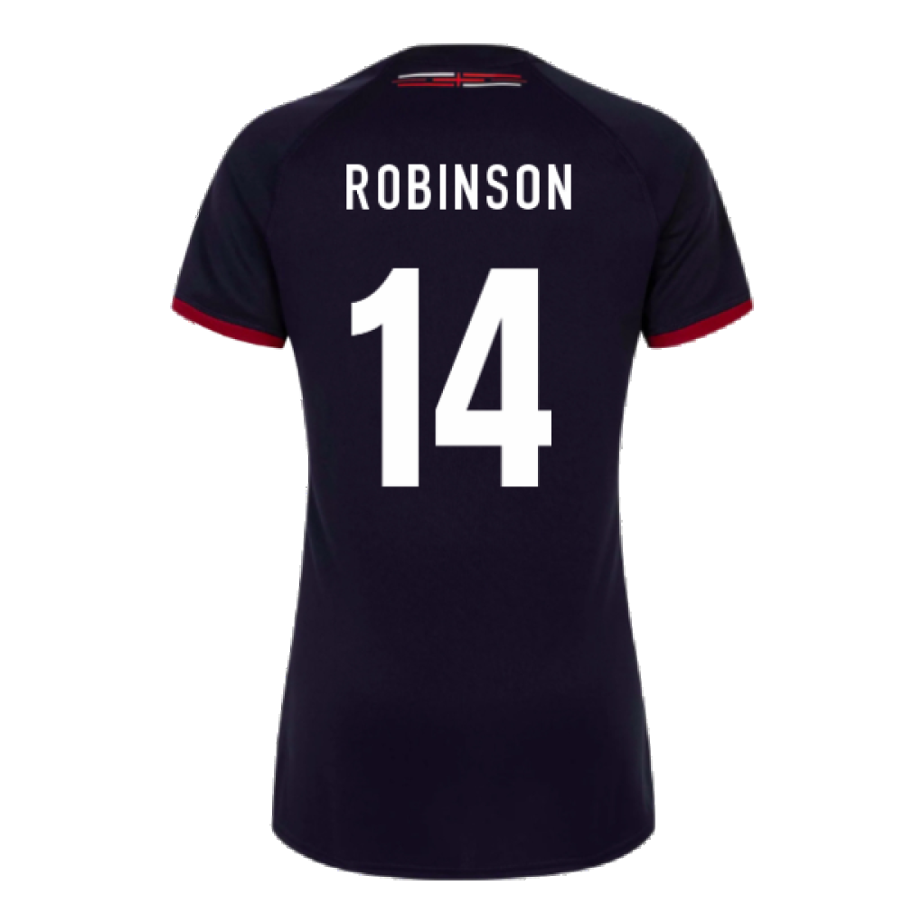 2023-2024 England Rugby Alternate Shirt (Ladies) (Robinson 14) Product - Hero Shirts Umbro   