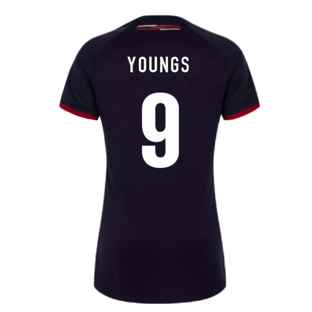 2023-2024 England Rugby Alternate Shirt (Ladies) (Youngs 9) Product - Hero Shirts Umbro   