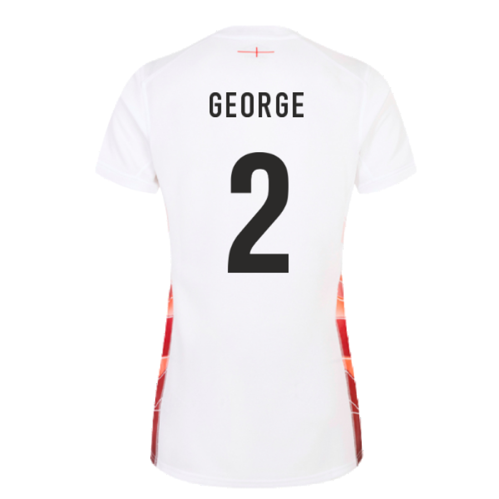 2023-2024 England Rugby Red Roses Rugby Jersey (Ladies) (George 2) Product - Hero Shirts Umbro   