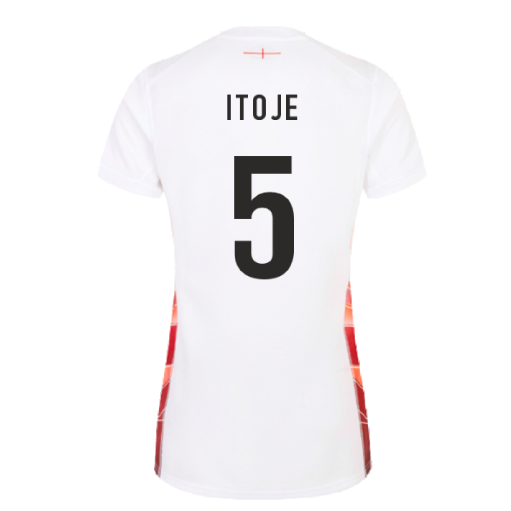 2023-2024 England Rugby Red Roses Rugby Jersey (Ladies) (Itoje 5) Product - Hero Shirts Umbro   