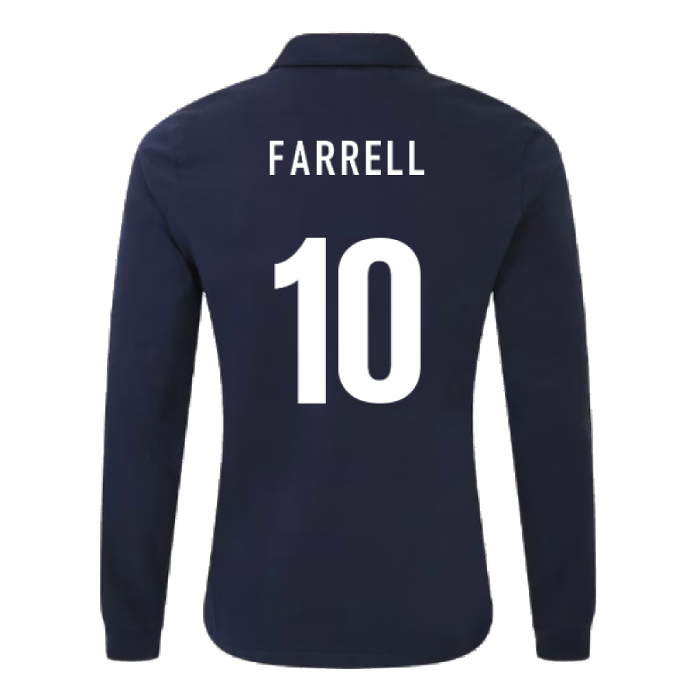 England RWC 2023 Alternate Rugby LS Classic Shirt (Farrell 10) Product - Hero Shirts Umbro   