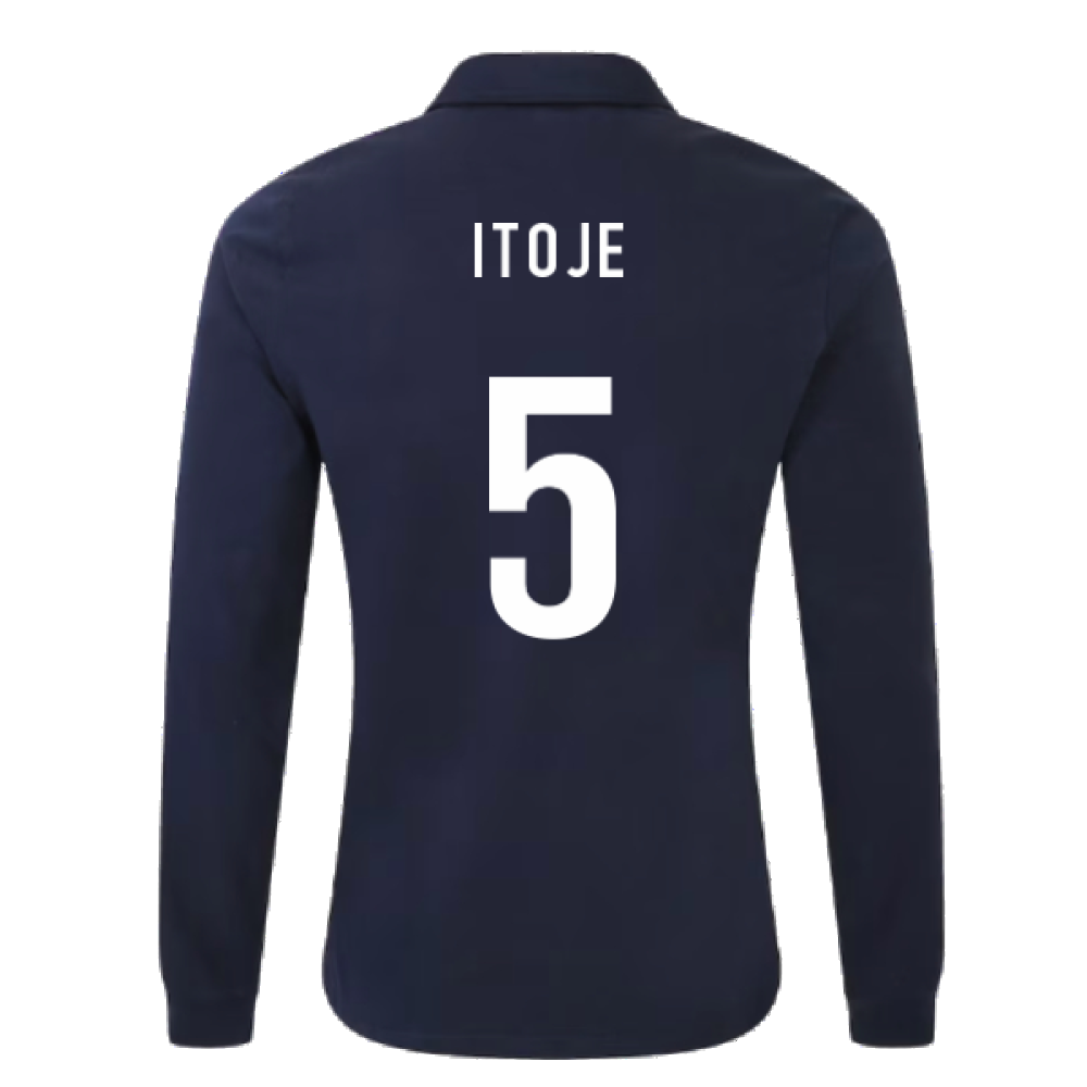 England RWC 2023 Alternate Rugby LS Classic Shirt (Itoje 5) Product - Hero Shirts Umbro   