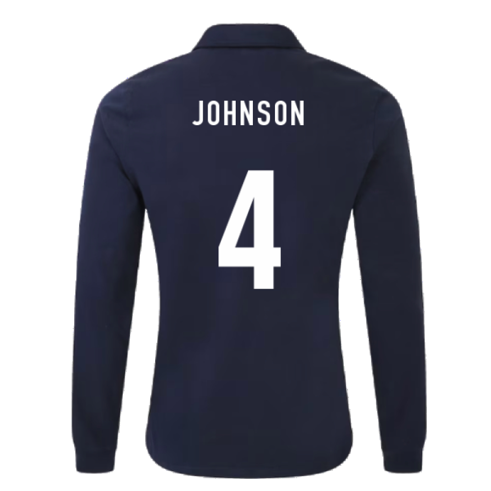 England RWC 2023 Alternate Rugby LS Classic Shirt (Johnson 4) Product - Hero Shirts Umbro   