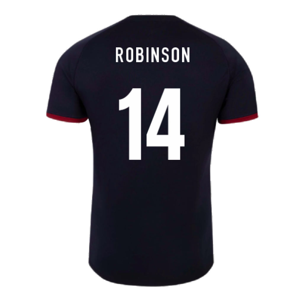 England RWC 2023 Rugby Alternate Jersey (Robinson 14) Product - Hero Shirts Umbro   