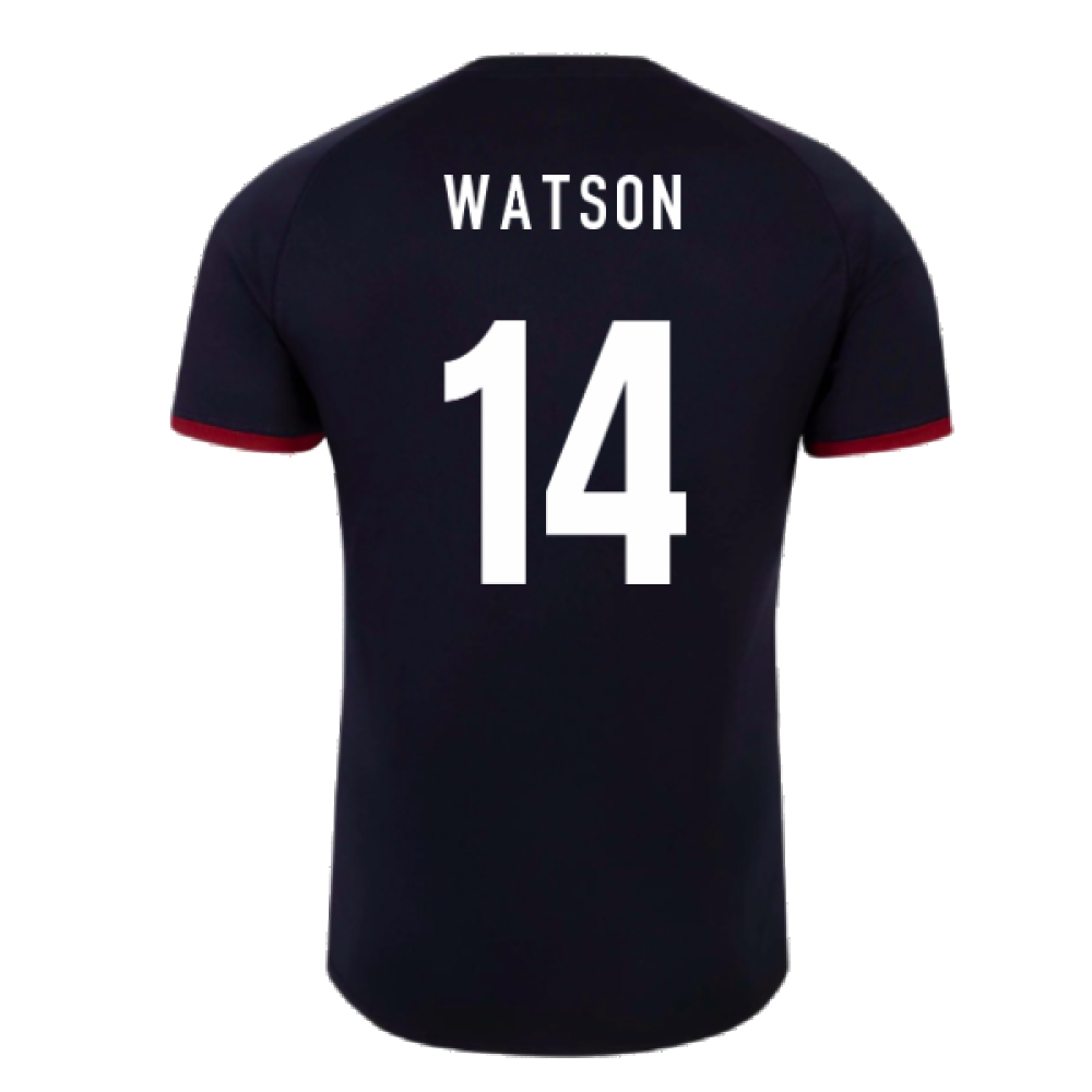 England RWC 2023 Rugby Alternate Jersey (Watson 14) Product - Hero Shirts Umbro   