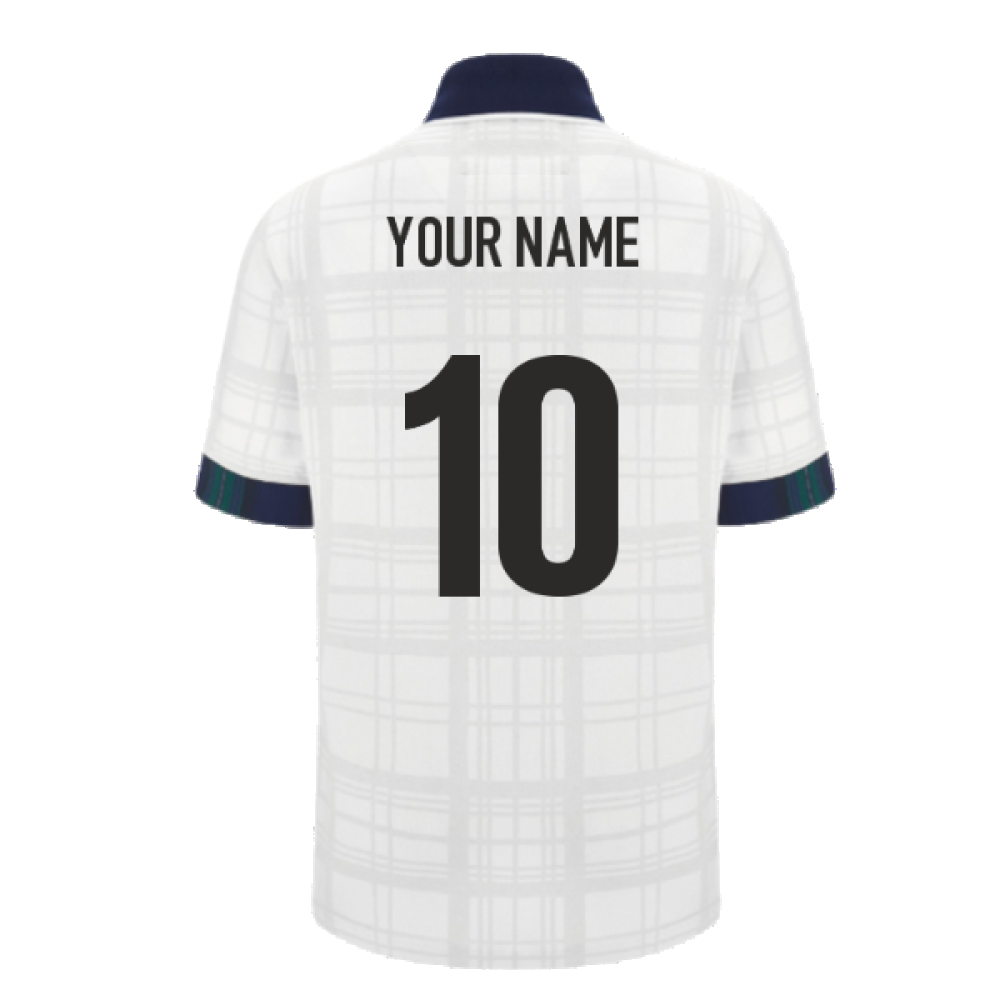 Scotland RWC 2023 Away Cotton Rugby Shirt (Your Name) Product - Hero Shirts Macron   