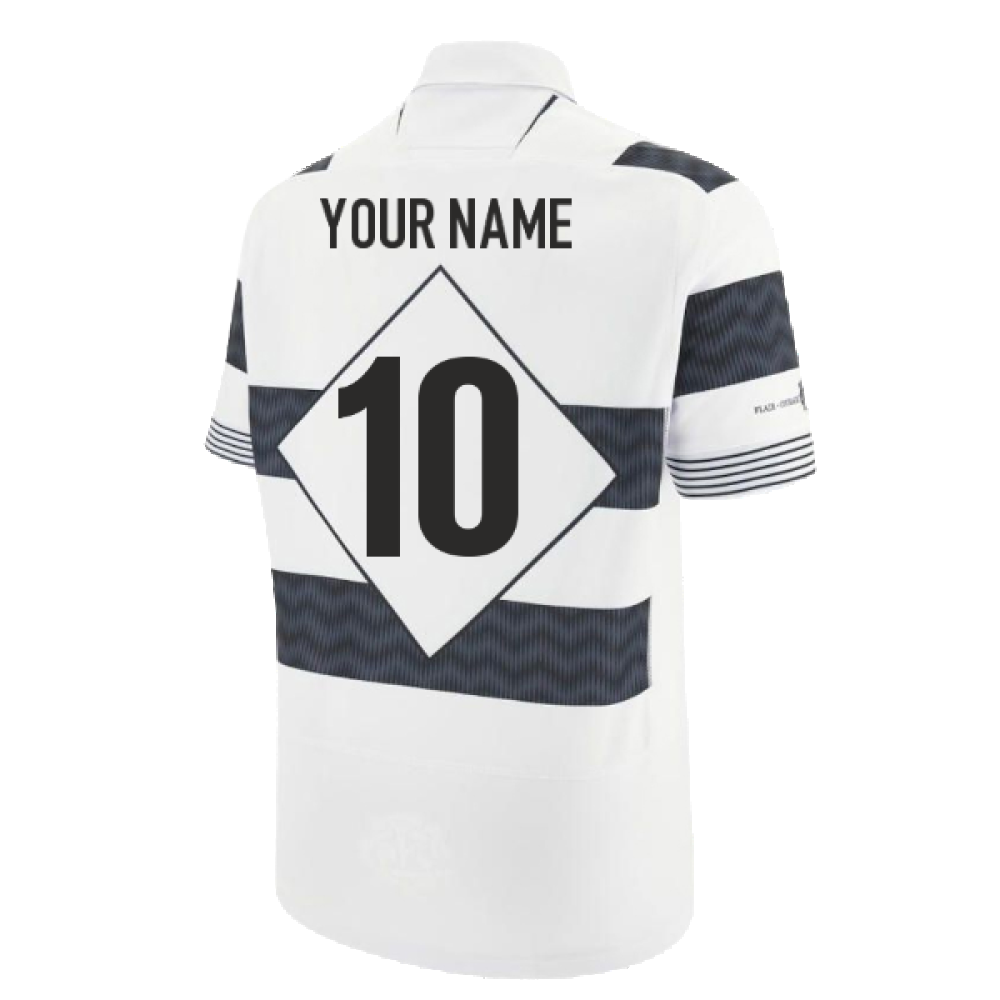 2024-2025 Barbarians Home Poly Rugby Replica Shirt (Your Name) Product - Hero Shirts Macron   