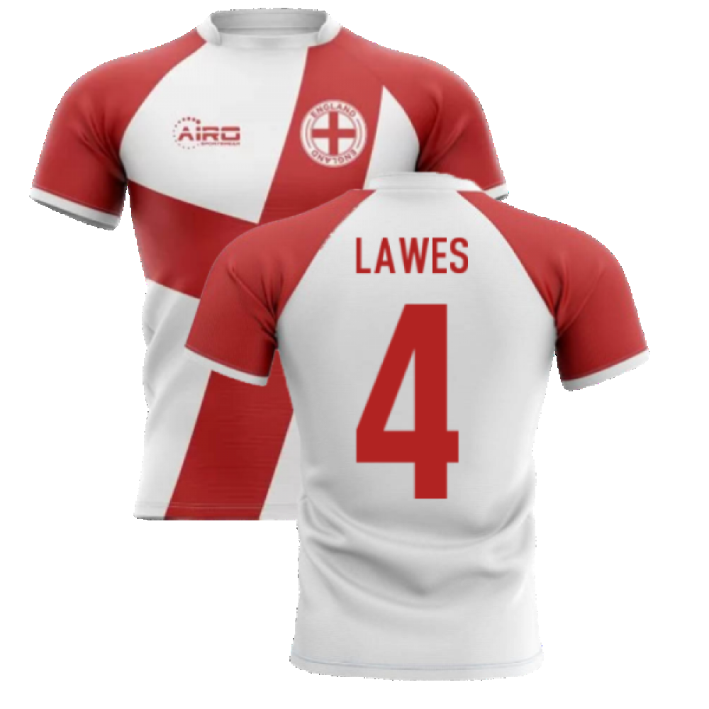 2024-2025 England Flag Concept Rugby Shirt (Lawes 4) Product - Hero Shirts Airo Sportswear   