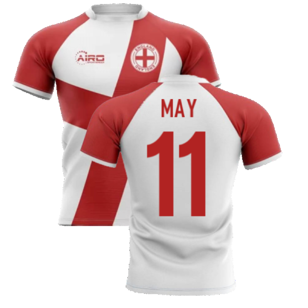 2024-2025 England Flag Concept Rugby Shirt (May 11) Product - Hero Shirts Airo Sportswear   