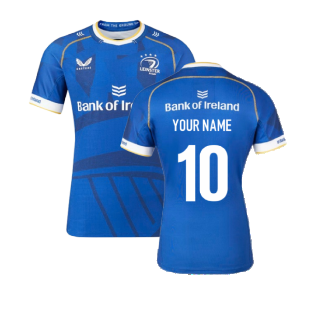 2023-2024 Leinster Pro Home Rugby Shirt (Your Name) Product - Hero Shirts Castore   