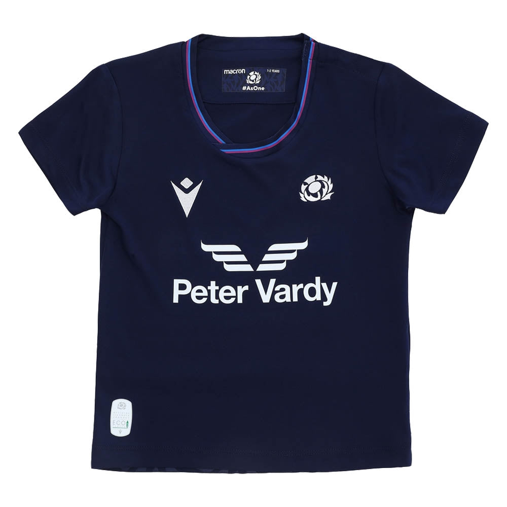 2021-2022 Scotland Home Rugby Baby Shirt Product - Football Shirts Macron   