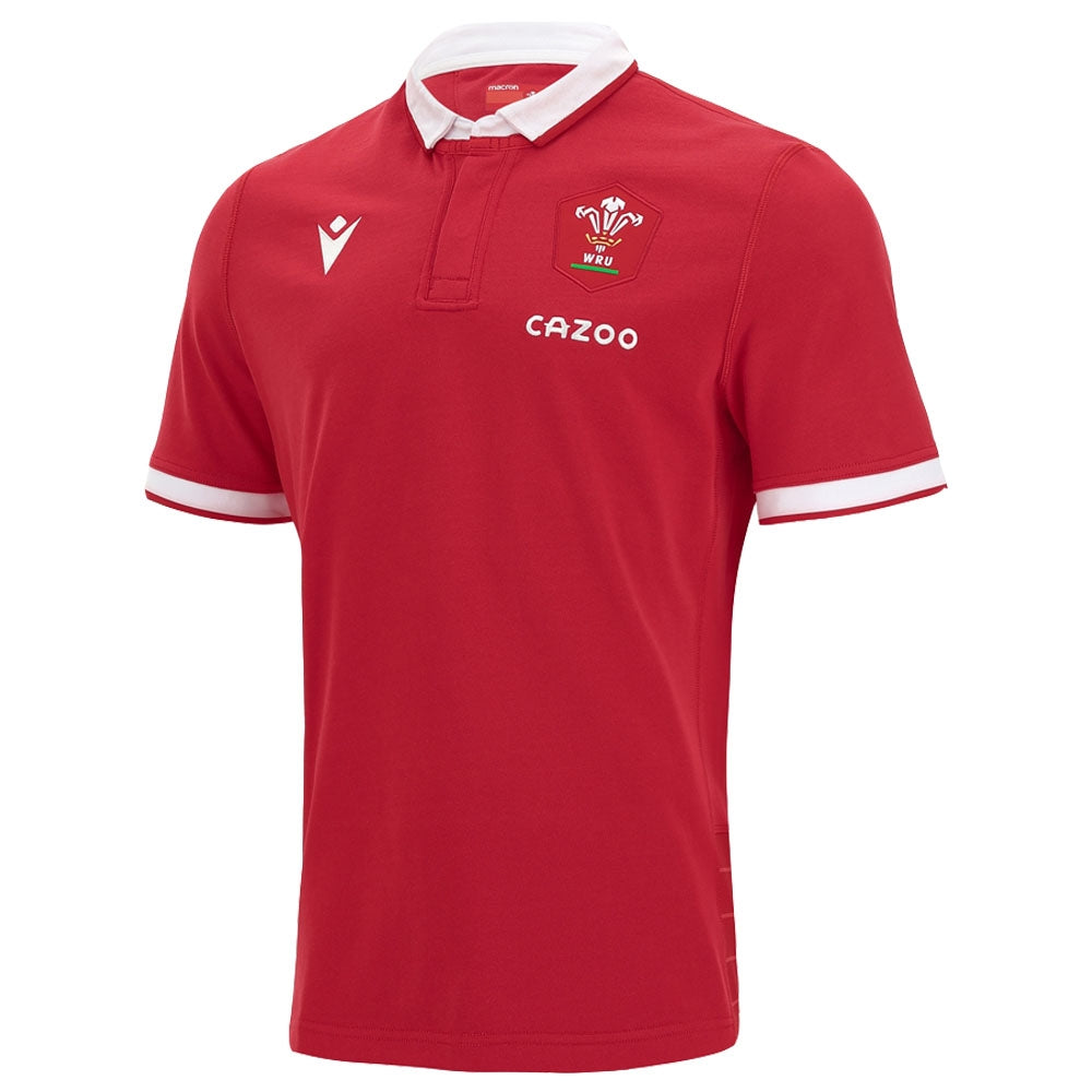 2021-2022 Wales Home Cotton Replica Shirt Product - Football Shirts Macron   