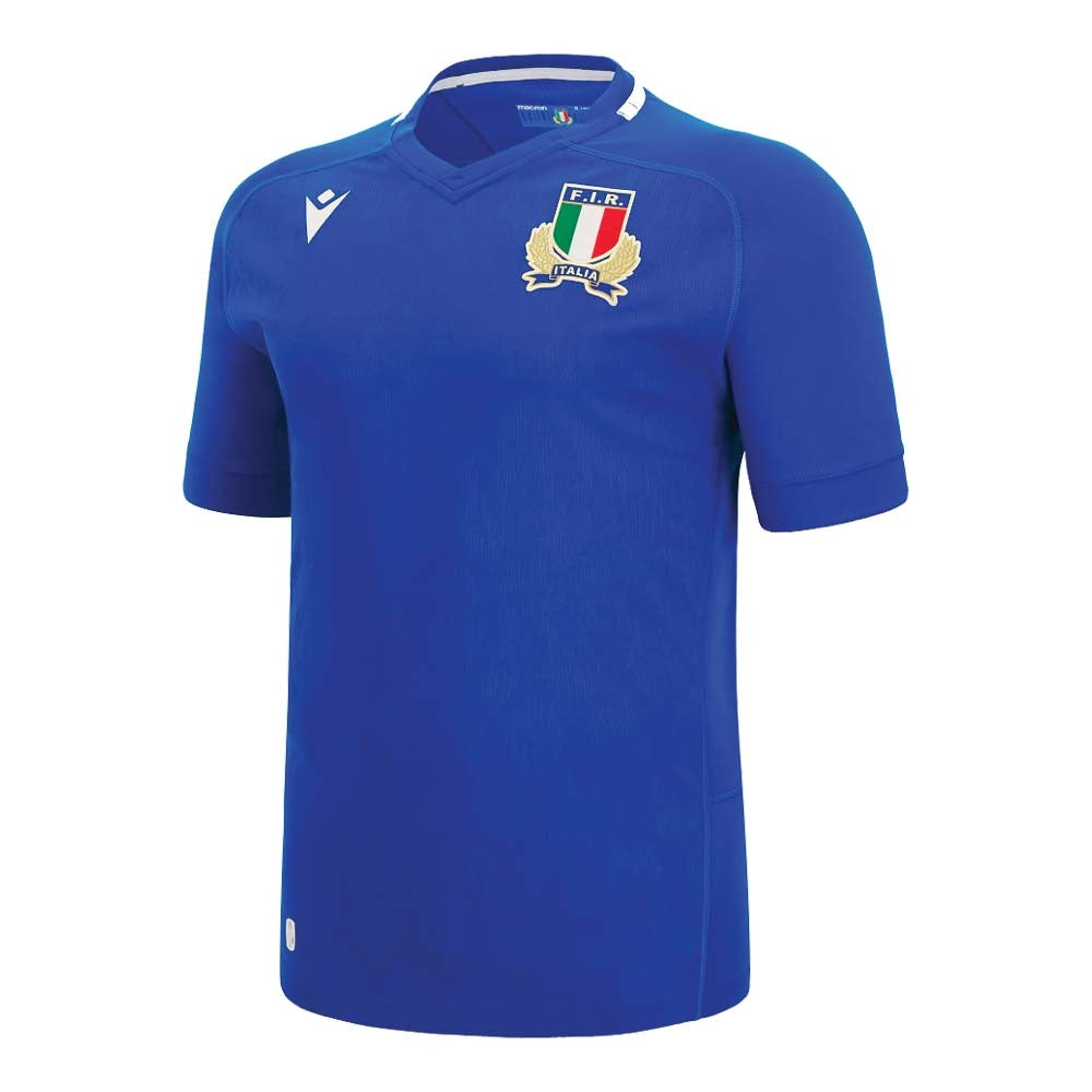 2022-2023 Italy Home Rugby Replica Shirt (Your Name) Product - Hero Shirts Macron   