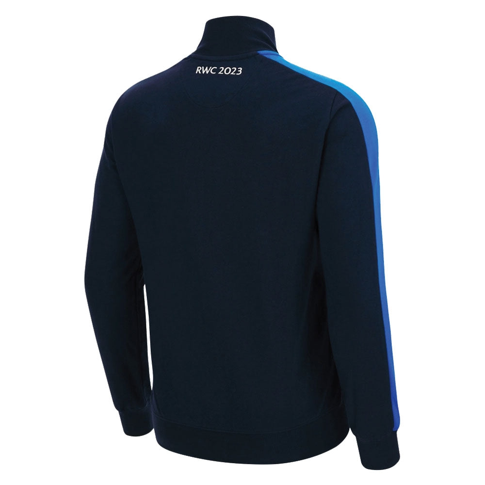 Macron RWC 2023 Rugby Contrast Track Jacket (Navy) Product - Jackets Macron   