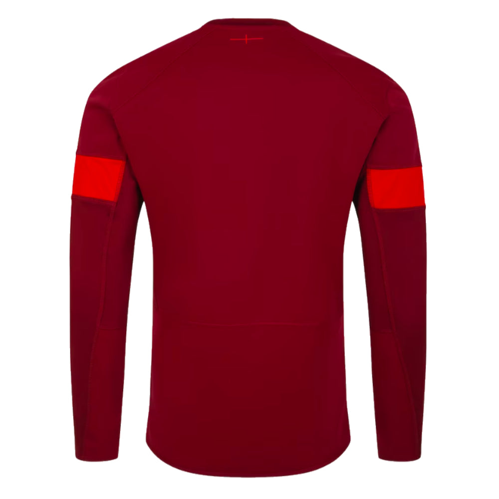 2023-2024 England Rugby Contact Drill Top (Flame Scarlet) Product - Training Tops Umbro   