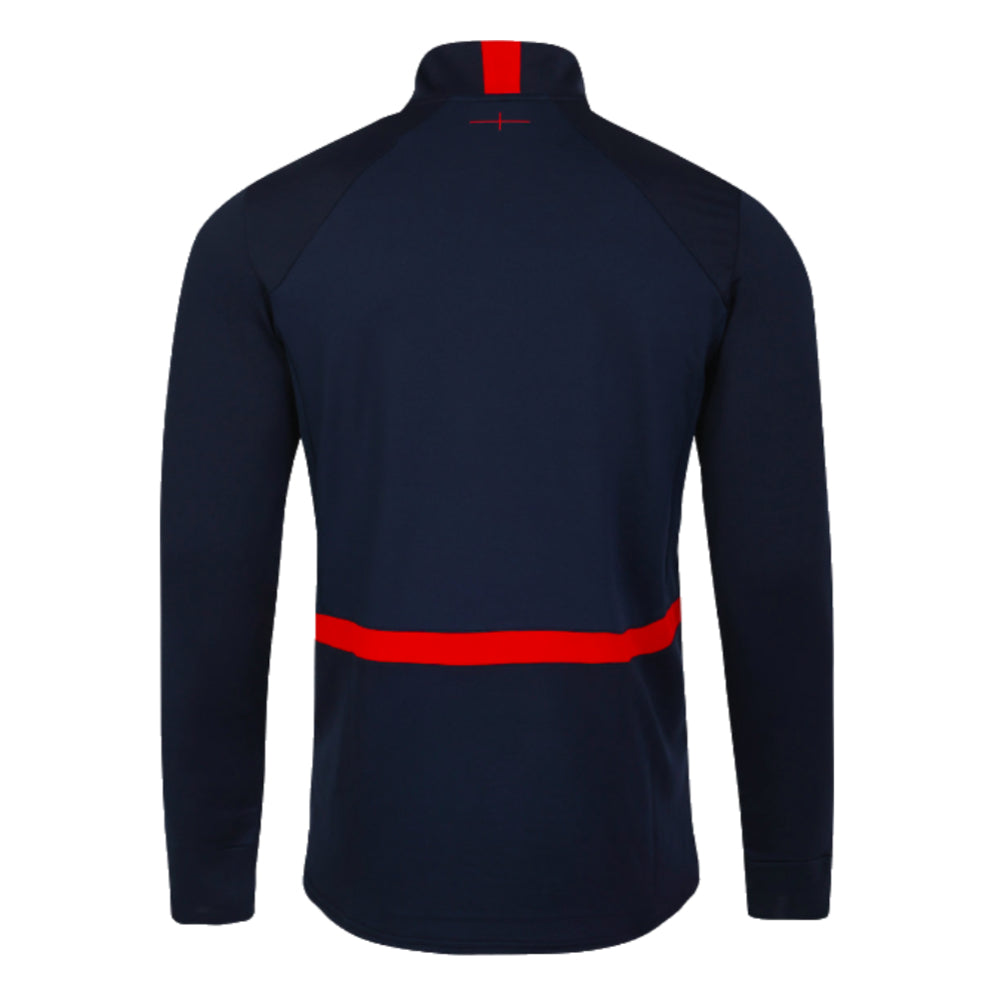 2023-2024 England Rugby Mid Layer Top (Navy Blazer) Product - Training Tops Umbro   