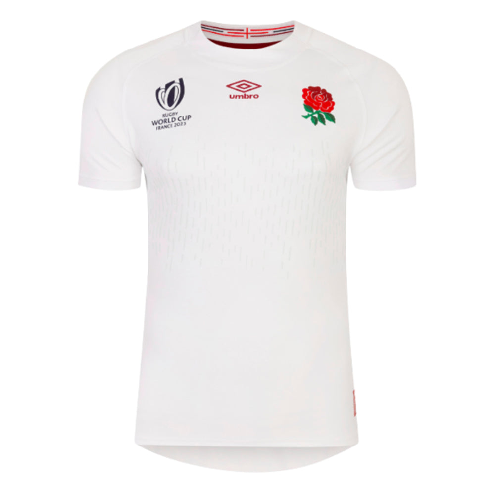 England RWC 2023 Home Pro Rugby Jersey Product - Football Shirts Umbro   